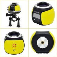 VSSPEED Wireless 360 Degree Panoramic Camera 3D VR Action Sports Camera Wifi 16MP 4K HD 30fps Waterproof 220&deg;... N5