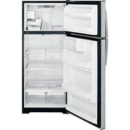 Ge GIDDS-294900 Energy Star 17.5 cu. ft. Top Freezer Refrigerator, Stainless, Reversible Door Swing N3