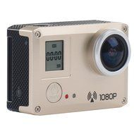 Action Camera, TONSEE Amkov AMK5000S Sport Camera Strong Wifi Technology 170 Degrees Wide Angle Lens, Gold N4