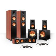 Klipsch 5.2 RP-280 Reference Premiere Speaker Package with R-115SW Subwoofers and two FREE Wireless Kits (Cherry)