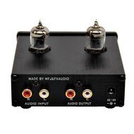 Feixiang Tube-01 Mini 6J1 Valve &amp; Vacuum Tube Pre-Amplifier Stereo HiFi Buffer Preamp (Silver)