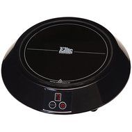 Black Elite Space-Saving Energy-Efficient Induction Cooktop w/ 7 Heat Levels