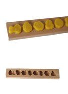 D-Sun Wooden Moon Cake Steamed Pumpkin Pie Pasta Rice Cake Green Bean Cake Wooden Baking Mold N3