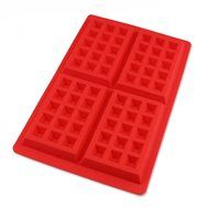 niceEshop(TM) 4-Cavity Waffle Baking Molds DIY Mini Waffles Cake Chocolate Pan Silicone Tray Mold Muffin Mould... N6