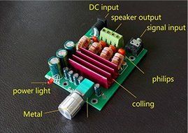 Nobsound 2.0 HIFI TPA3116 50W2 Dual-channel Digital Power Amplifier Board 8-25V N3