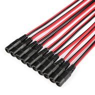 MassMall High Quality 10pack 10 inch(30cm) 2.1 x 5.5mm DC Power Pigtail Female N3