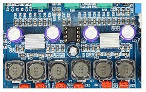 Top-cofrLD 2.1 channels TPA3116 Hifi Class D Digital Amplifier Board 100W + 50W + 50W DC 19V-25V 3A above super... N5