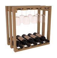 Wine Racks America Ponderosa Pine Lattice Stacking Stemware Cube. 13 Stains to Choose From! N10