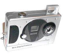 Vintage Mini Digital Camera Keychain in Original Box N2