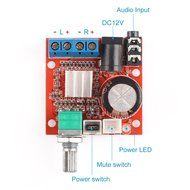 Mini Stereo AMP Audio Amplify Module Board, 10W+10W Dual Channel Amplifier Class-D 12V DC