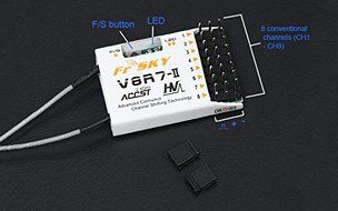 FrSky V8R7-II 2.4Ghz 7CH FPV Receiver N2