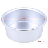 Whosee 4 inch Aluminum Alloy Nonstick Round Cake Pan Baking Mould Bakeware DIY N12