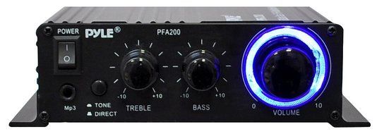 Pyle PFA200 60-Watt Class-T Hi-Fi Audio Amplifier with Adapter N3