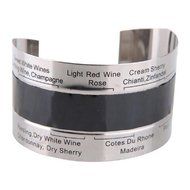 RYBACK Stainless Steel Wine Bottle Thermal Band Thermometer Cuff Style for Kitchen Bar N3