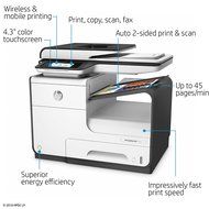 HP PageWide Pro 377dw Color All-in-One Business Printer, wireless &amp; 2-sided duplex printing (J9V80A) N4