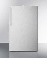 Summit FF511LSSHVADA 20" AccuCold FF511LADASERIES ADA Compliant Compact Refrigerator with 4.1 cu. ft. Capacity...