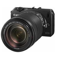 Canon Mirrorless interchangeable-lens camera EOS M double lens kit (Black) EOSMBK-WLK with EF-M 18-55mm F3.5-5.6... N3