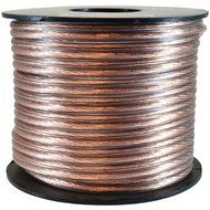 GLS Audio Premium 16 Gauge 100 Feet Speaker Wire - True 16AWG Speaker Cable 100ft Clear Jacket - High Quality... N2