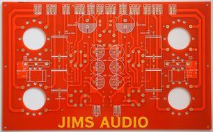 Single board stereo PP Tube 2A3 power amplifier PCB