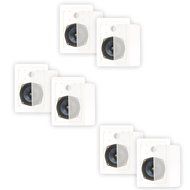 Blue Octave BDW52 In Wall Speakers 2 Way Home Theater Surround Sound 3 Pair Pack