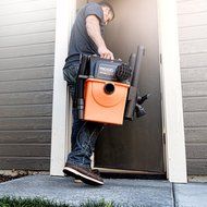 RIDGID Wet Dry Vacs VAC5000 Portable Wall Mount Wet Dry Vacuum Cleaner for Shop or Garage, 5-Gallon, 5.0 Peak... N8