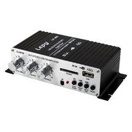 Baloray Lepy LP-A68 Digital 2 X 15w Amplifier with Remote/USB/MP3/SD/FM Power Supply for car home N2