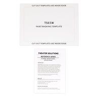Theater Solutions TS65W In Wall 6.5" Speakers Surround Sound Home Theater 6 Pair Pack N2