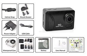 Full Hd 1080p Wi-fi Action Sport Camera - 1.8 Inch Screen, Hdmi Output, Ip68 Waterproof Rating for up to 40 Meters... N10