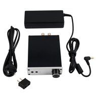 SMSL SA-60 60*2 TPA3116 Class D Big Power HIFI Digital Desktop Amplifier Color Silver with Power Supply with Tera... N6