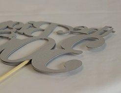 All About Details Silver The Big 3OH! Cake Topper N3