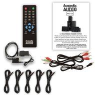 Acoustic Audio AA5150 Home 5.1 Speaker System with Optical Input FM Tuner and 5 Extension Cables N2
