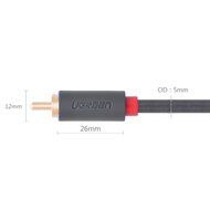 Ugreen 3RCA Male to 3RCA Male Stereo Audio Video Cable RG59 Gold Plated for Connecting Your VCR, DVD, HD-TV, and... N11