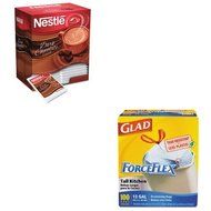 KITCOX70427NES70060 - Value Kit - Nestle Instant Hot Cocoa Mix (NES70060) and Glad ForceFlex Tall-Kitchen Drawstring...