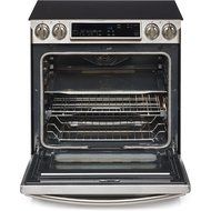 Samsung NE58F9710WS Slide-in Electric Range with FlexDuo Oven