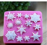 Anyana Snow Silicone Fondant Mold Cake Decorating Pastry Gum Pastry Tool Kitchen Tool Sugar Paste Baking Mould... N6