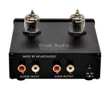 Douk Audio Mini 6J1 Valve &amp; Vacuum Tube Pre-Amplifier Stereo HiFi Buffer Preamp N8