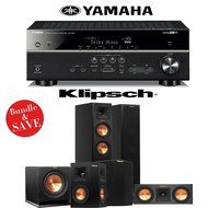 Klipsch RP-250F 5.1 Reference Premiere Home Theater System with Yamaha RX-V581BL 7.2-Channel A/V Receiver