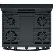 GE JGBS66DEKBB 30" Gas Freestanding Range with Sealed Burner, 5.0 Cu. Ft. Primary Oven Capacity, in Black