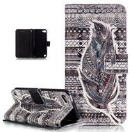 iPod Touch 6 Case,iPod Touch 5 Case,ikasus Shiny Glitter Diamond Colorful Art Painted PU Leather Flip Wallet Pouch... N9