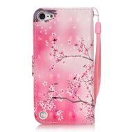 iPod Touch 6 Case,iPod Touch 5 Case,ikasus Shiny Glitter Diamond Colorful Art Painted PU Leather Flip Wallet Pouch... N12