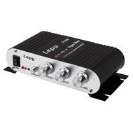 Lepy 808 Mini Power HiFi Stereo Car Motor Bike Amplifier with Subwoofer Adjustment Color Black