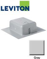 Leviton AEBC6 Ceiling Speaker Back Box - Gray (Pkg of 3)