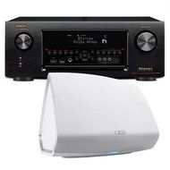 Denon AVR-X4300H 9.2 Channel Full 4K Ultra HD AV Receiver with HEOS 5 Four-Driver Wireless Speaker System - Series...