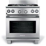 Electrolux Icon E30DF74GPS Professional 30" Stainless Steel Dual Fuel Sealed Burner Range - Convection