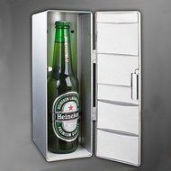 NAMEO Mini USB Fridge, Plug &amp; Play Beverage Drink Cans Cooler Warmer Refrigerator with 2 Switch Modes N3