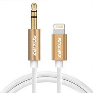 Zarxus Lightning to 3.5mm Aux Cable, Lightning to Aux Cable Male to Male for iPhone7/7Plus, iPhone6/6S/6Plus,... N3