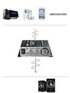 HuanX35 Lepy LP-2020A Audio Amplifier 2x20W Digital Mini Hi-Fi Stereo Power Amplifier With Power Adapter(Black) N6