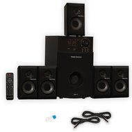 Theater Solutions TS514 Home 5.1 Speaker System with USB Bluetooth FM Tuner and 2 Extension Cables