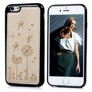 iPhone 6S Case,iPhone 6 Case (4.7") - Slim Fit Shock-Absorption Soft TPU Rubber Gel Bumper Vintage Embossed Dandelions... N31