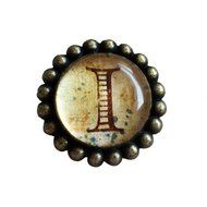 A.B Crew 42mm Antique Glass Cabinet Knobs Home Decor Cupboard Drawers Pulls Handles Unique Hardwares Fittings,... N15